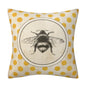 Bee Polyester Pillow Cover Home Decoration