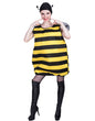 Halloween  yellow and black stripes sleeveless insect cute bee COS costume