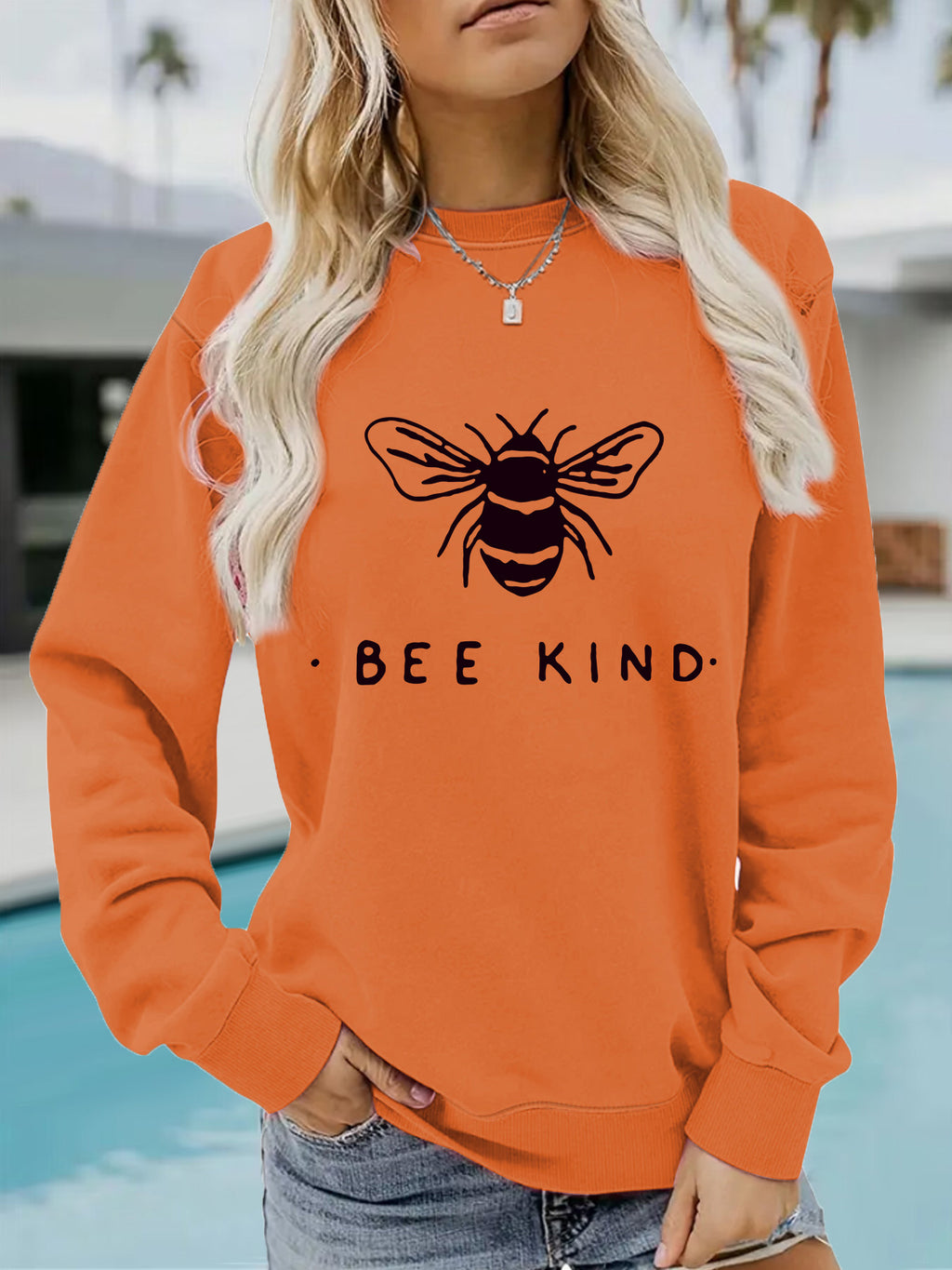 BEE KING Printed Hooded Sweatshirt