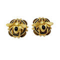 Vintage Bee Studs Earrings Brass Metal for Women Jewelry Europe and America Palace Style INS