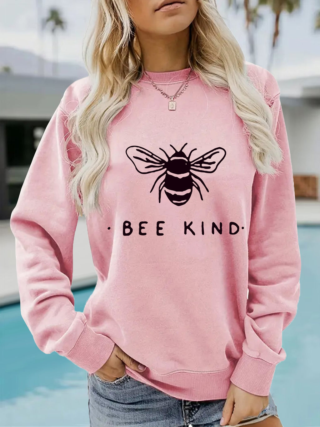 BEE KING Printed Hooded Sweatshirt