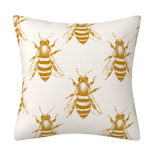 Bee Polyester Pillow Cover Home Decoration