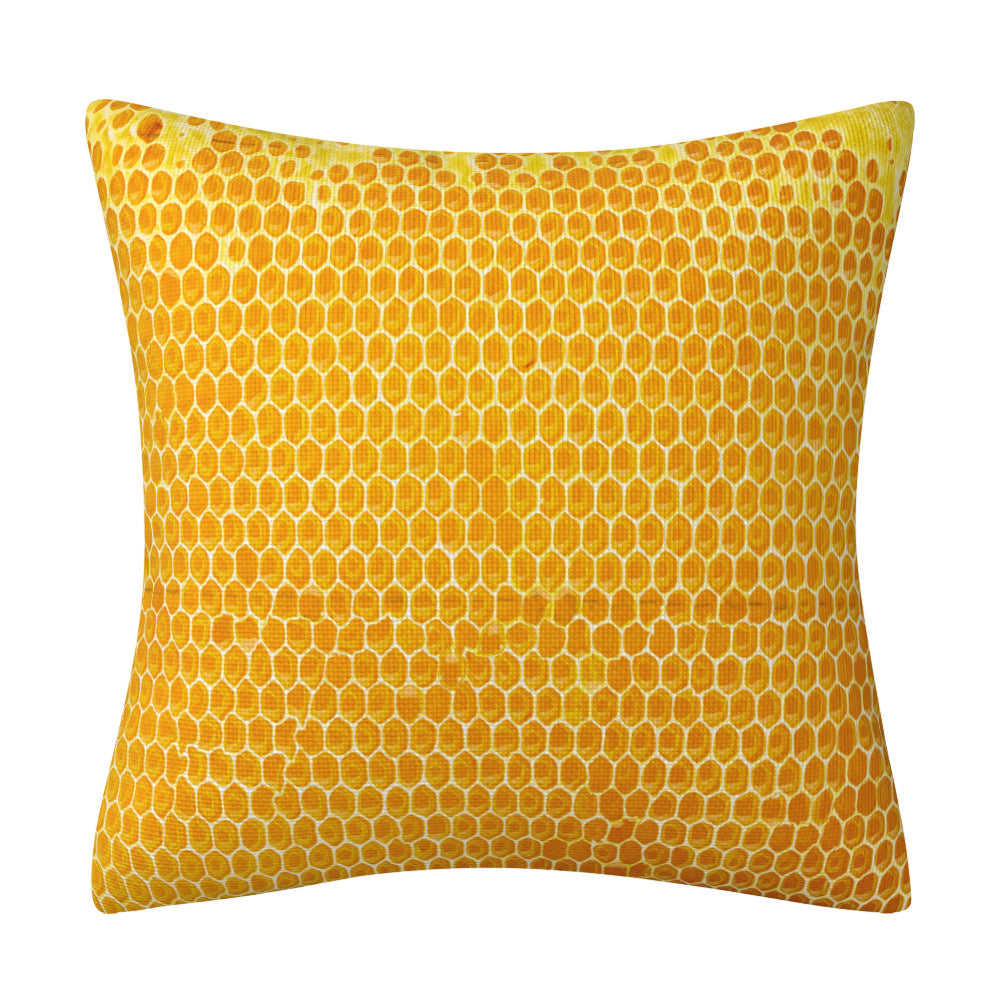 Bee Polyester Pillow Cover Home Decoration