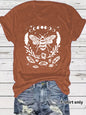 Bee print top women's T-shirt