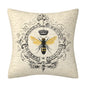 Bee Polyester Pillow Cover Home Decoration
