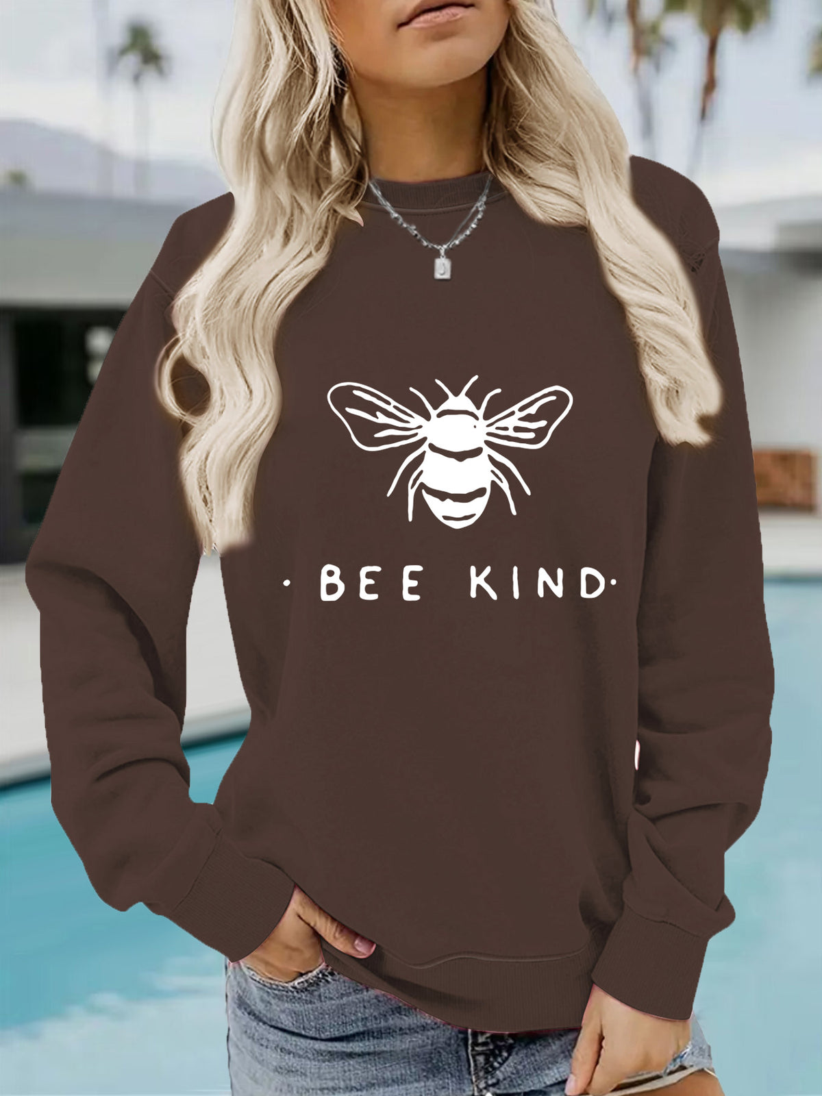 BEE KING Printed Hooded Sweatshirt