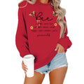 Bee round neck long sleeved hoodie