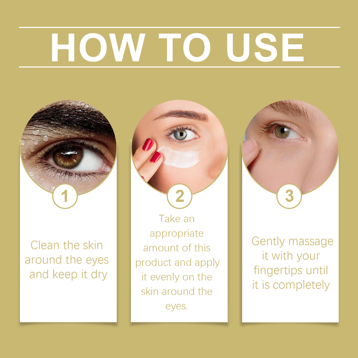 Bee Venom Eye Cream, gently hydrates and moisturizes the skin around the eyes to improve elasticity