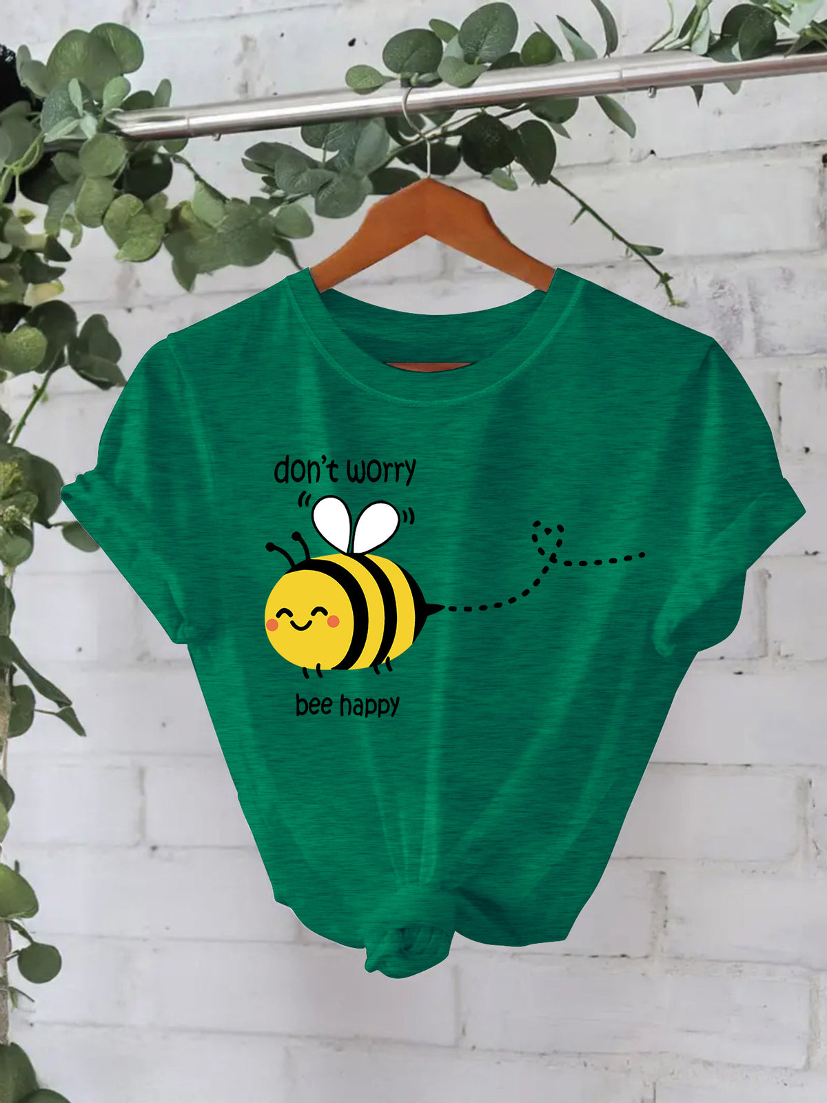 New Bee Pattern Short Sleeves