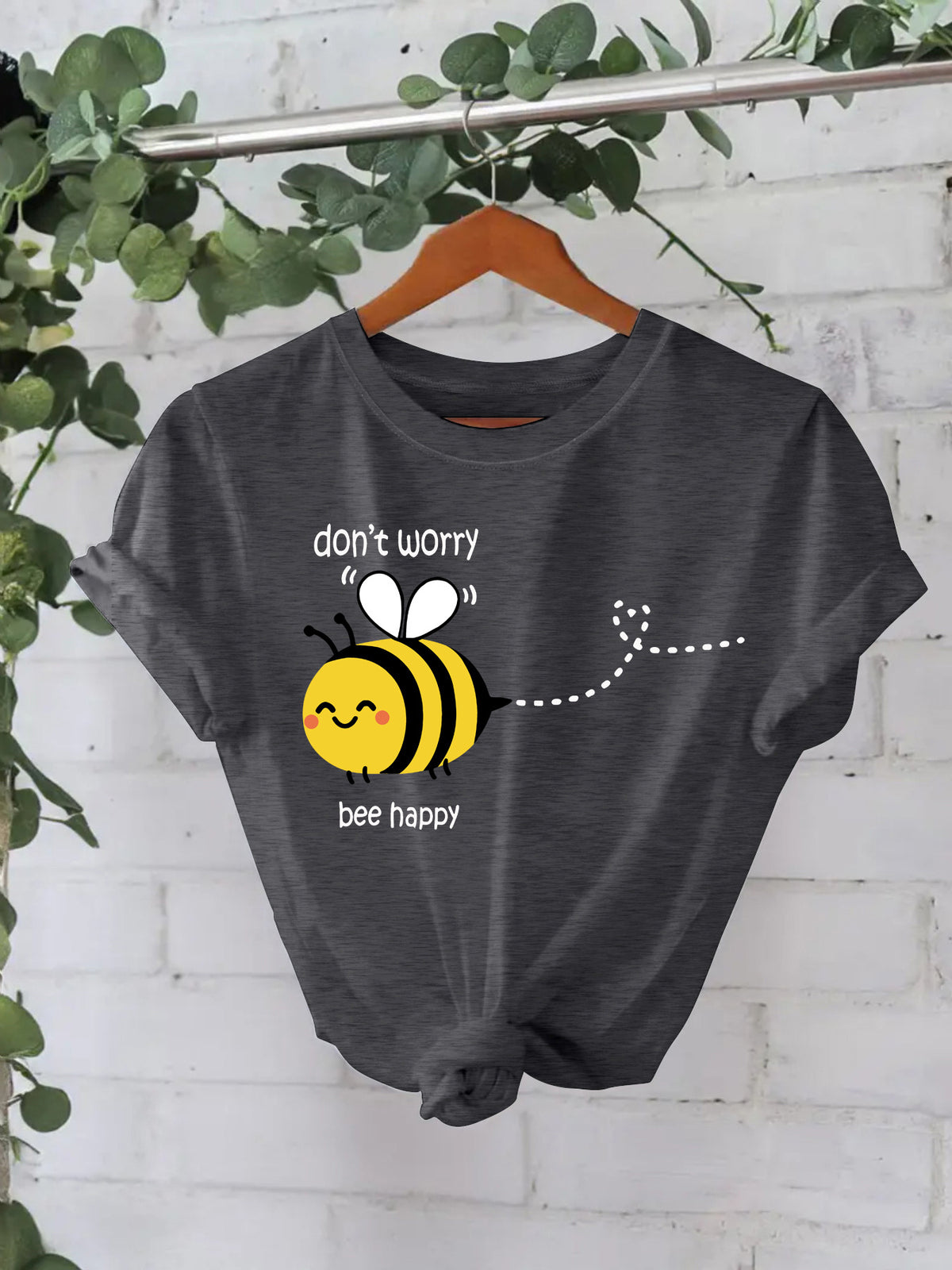 New Bee Pattern Short Sleeves