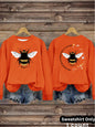 Bee print casual long sleeved sweatshirt