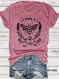 Bee print top women's T-shirt